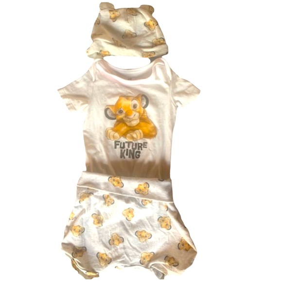 Disney Matching Sets Disney Baby Boy Lion King Outfit Onesie Shorts